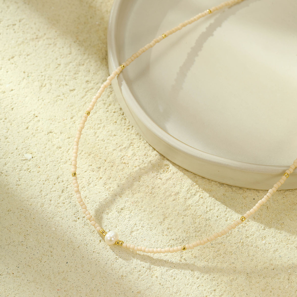 波西米亚风格天然淡水珍珠串珠